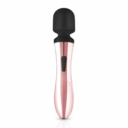 Rosy Gold Nouveau Curve Massager, punjivi fleksibilni masažer sa 10 modova vibracije