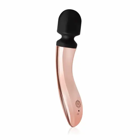Rosy Gold Nouveau Curve Massager, punjivi fleksibilni masažer sa 10 modova vibracije