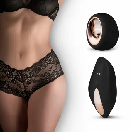 PantyRebel vibrirajući intimni šorts crni veličina M/L