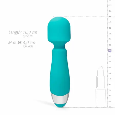 Aida Compact Wand masažer sa 10 modova vibracije, vodootporan i punjiv preko USB-a