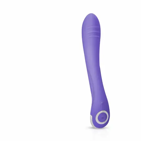Lici zakrivljeni silikonski intimni masažer sa 10 modova, USB, roze
