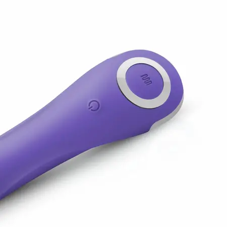 Lici zakrivljeni silikonski intimni masažer sa 10 modova, USB, roze