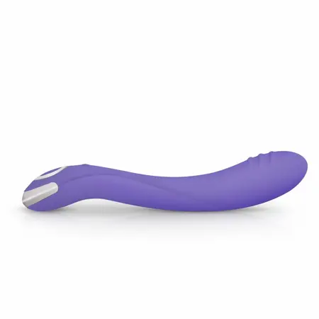 Lici zakrivljeni silikonski intimni masažer sa 10 modova, USB, roze