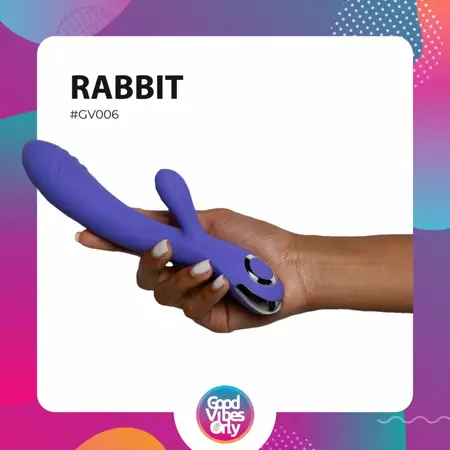 Fane Rabbit punjivi silikonski intimni vibrator roze boje sa 10 modova i LED svetlom