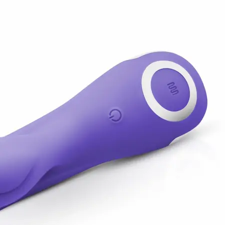 Fane Rabbit punjivi silikonski intimni vibrator roze boje sa 10 modova i LED svetlom