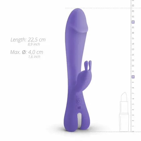 Trix Multi-Intensity Rabbit Model - Pink, Waterproof, USB Rechargeable
