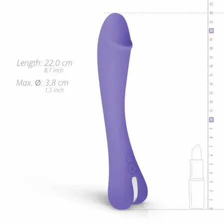 GILI G-Spot Silicone Intimate Device with 10 Modes & LED, USB Charging
