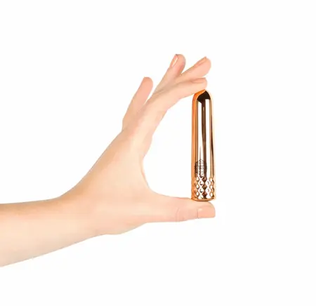 Rosy Gold mini vibrator, kompaktan punjivi model za preciznu stimulaciju
