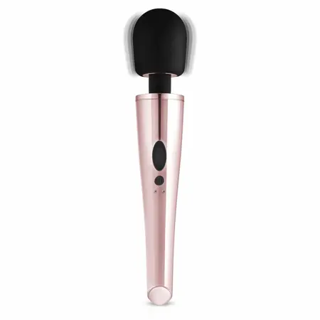 Rosy Gold Nouveau Wand masažer sa punjivom baterijom, 10 modova i fleksibilnom glavom