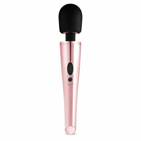 Rosy Gold Nouveau Wand masažer sa punjivom baterijom, 10 modova i fleksibilnom glavom