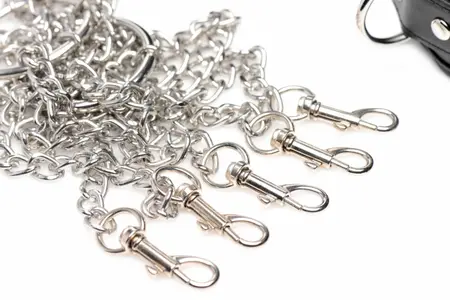 Master Series Restriction Collar & Cuff System Adjustable Steel Chains