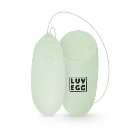 Luv Egg Zeleni daljinski upravljani silikonski intimni uređaj 12 modova