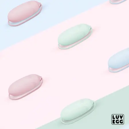Luv Egg Zeleni daljinski upravljani silikonski intimni uređaj 12 modova