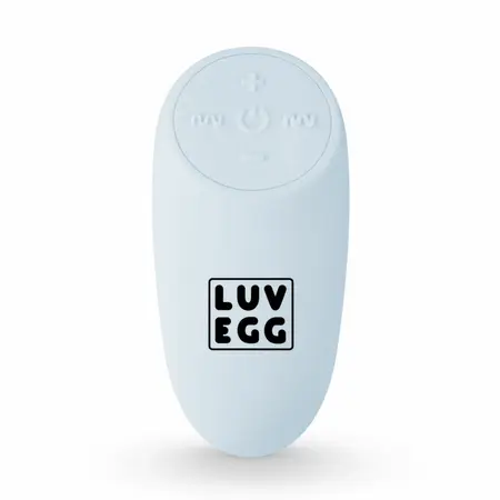 LUV EGG Blue silikonsko intimno jaje na daljinsko upravljanje, 12 modova, vodootporno