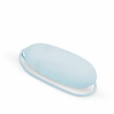 LUV EGG Blue silikonsko intimno jaje na daljinsko upravljanje, 12 modova, vodootporno