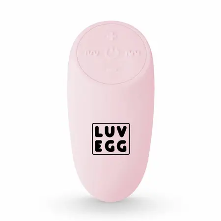 LUV EGG roze bežični silikonski vibrirajući sistem, 12 modova, vodootporan