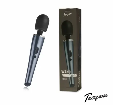 Black Lightning Wand brenda Dream Toys, moćan punjivi masažer za vrhunski užitak