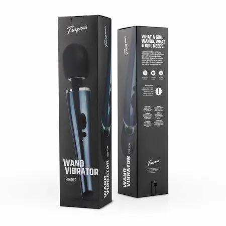 Black Lightning Wand brenda Dream Toys, moćan punjivi masažer za vrhunski užitak