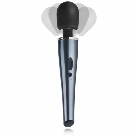 Black Lightning Wand brenda Dream Toys, moćan punjivi masažer za vrhunski užitak