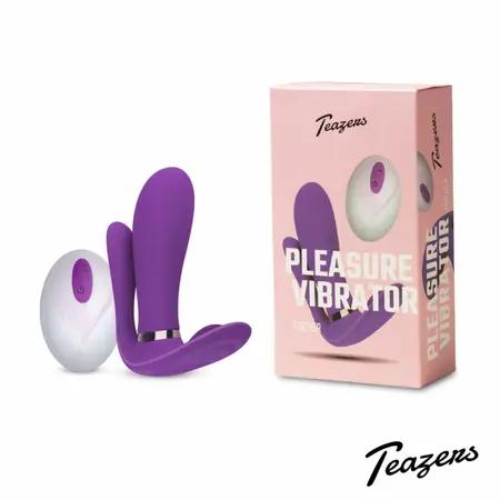 EasyToys Purple Pleaser punjivi intimni vibrator sa daljinskim upravljačem