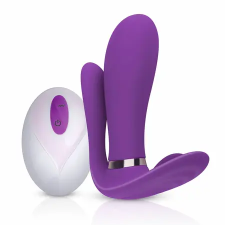 EasyToys Purple Pleaser punjivi intimni vibrator sa daljinskim upravljačem