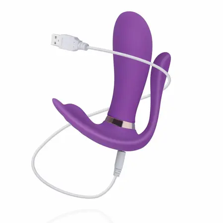 EasyToys Purple Pleaser punjivi intimni vibrator sa daljinskim upravljačem
