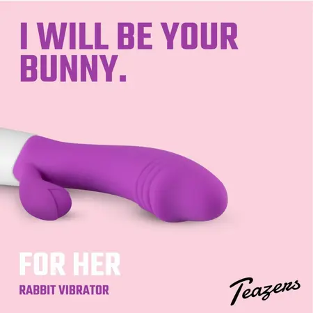Teazers Rabbit ljubičasti vibrator sa višestrukim modovima stimulacije