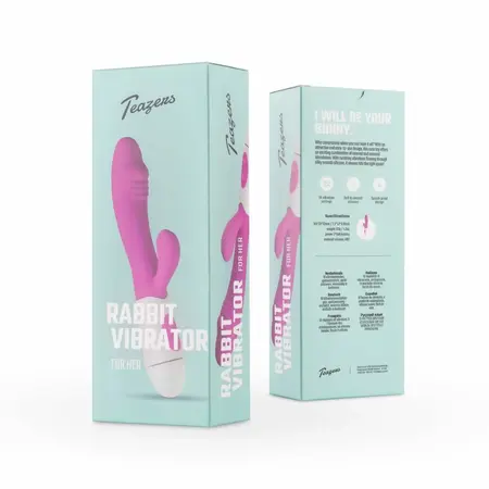 Teazers Rabbit ljubičasti vibrator sa višestrukim modovima stimulacije