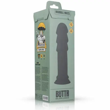 BUTTR MadBull Muzzl XXL model sa vakuum postoljem, crni 33 cm