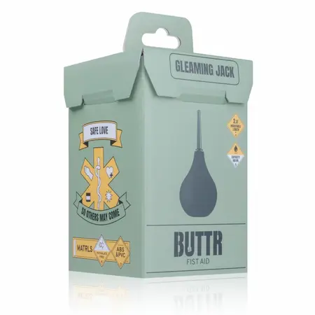 BUTTR GleamingJack Silikonski Intimni Sistem za Čišćenje 225ml Crna