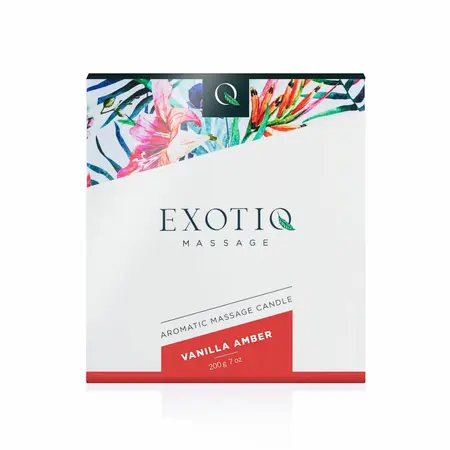 Exotiq Masažna Svetla Vanila Amber 200g - Relaksirajući Sistem Mirisnog Ulja