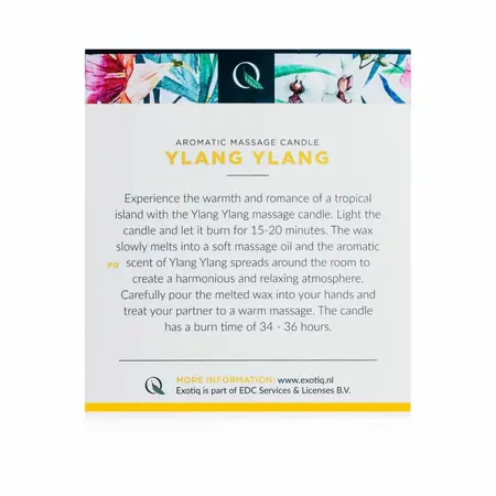 Exotiq Masažna Sveća Ylang Ylang 200g - Aromatična Formula za Opuštanje