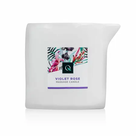 Exotiq Masažna Svetla Ljubičasta Ruža 200g - Aromatični Vosak za Negu Tela