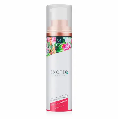 Exotiq Massage Oil Sweet Strawberry 100ml Nourishing Formula
