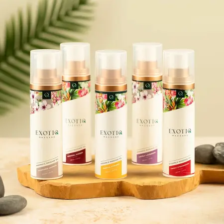Exotiq Massage Oil Apple Lemon 100ml - Nourishing Aromatic Formula