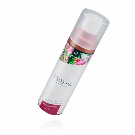 Exotiq Sensual Cherry Massage Oil 100ml - Nourishing Formula with Cherry Aroma