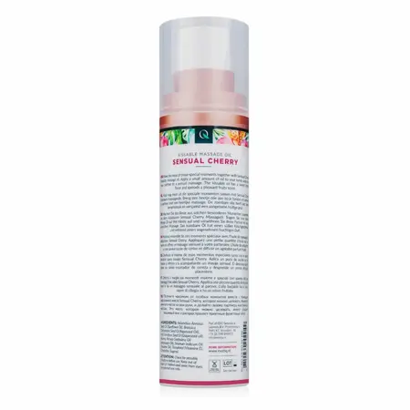 Exotiq Sensual Cherry Massage Oil 100ml - Nourishing Formula with Cherry Aroma