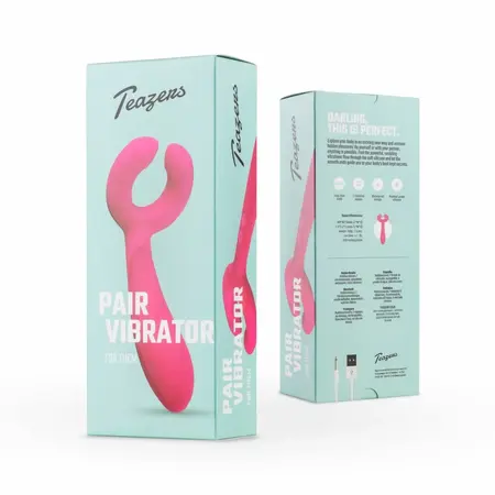 EasyToys Parovi Intimni Dvostrani Vibrator, Vodootporan, USB Punjenje