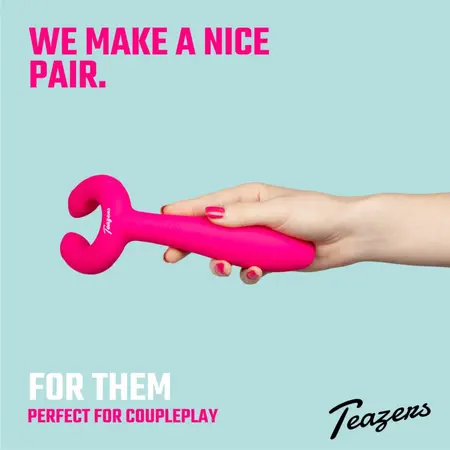EasyToys Parovi Intimni Dvostrani Vibrator, Vodootporan, USB Punjenje