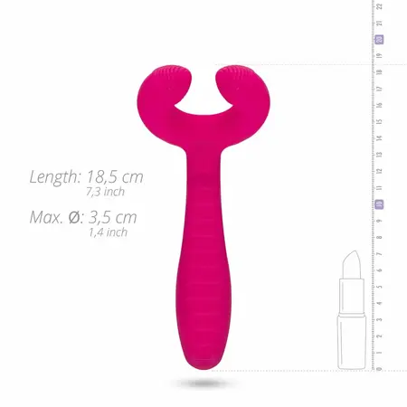 EasyToys Parovi Intimni Dvostrani Vibrator, Vodootporan, USB Punjenje