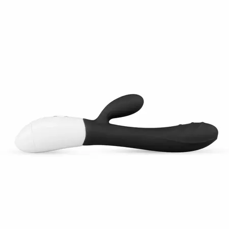 Teazers Rabbit Series punjivi silikonski intimni uređaj crne boje