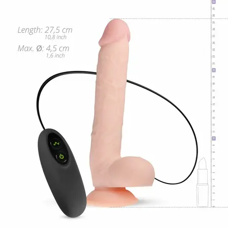 Elvin XL Višenamenski Intimni Uređaj 27.5 cm sa Daljinskim Upravljanjem