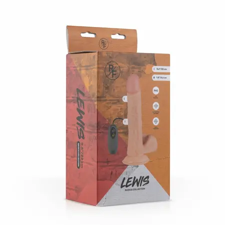 FeelzToys Lewis Anatomski Vibrirajući Model sa Daljinskim Upravljanjem, 10 Režima