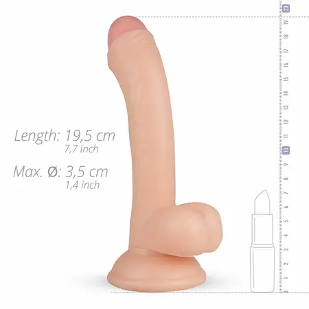 Real Fantasy Vince Silikonski Intimni Model 19.5 cm sa Usisnom Bazom