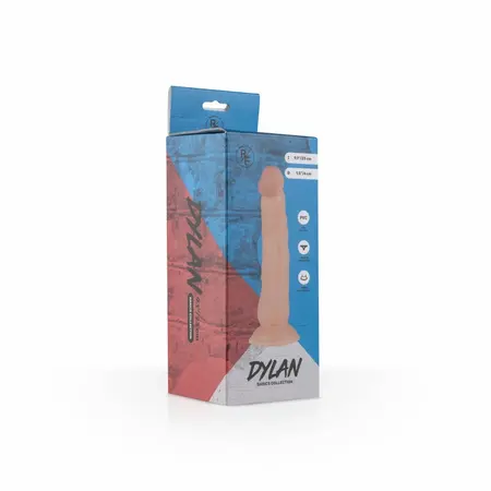 Real Fantasy Dylan Fleksibilni Model sa Usisnom Čašom - 18 cm, Boja Kože