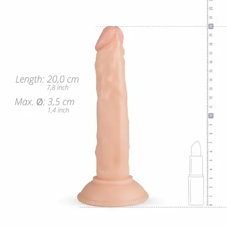 Real Fantasy Blane Anatomski Model sa Usisnom Bazom, Fleksibilan, Bež