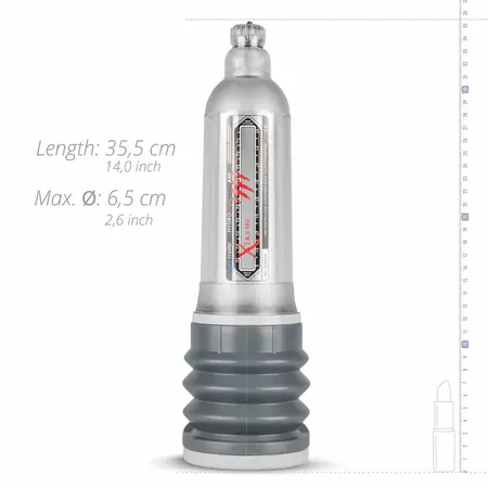 Bathmate HydroXtreme 9 Clear - Napredni hidro pump sistem