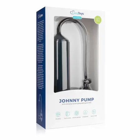 EasyToys Intimni vakuum sistem sa squeeze loptom, crna, merna skala