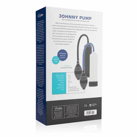 EasyToys Intimni vakuum sistem sa squeeze loptom, crna, merna skala