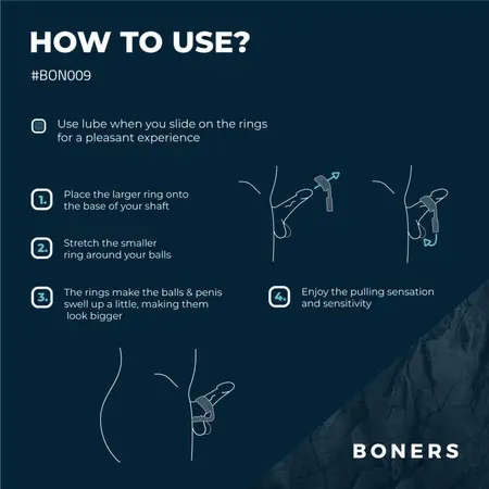 Boners Sivi dupli potporni prsten i anatomski ekspander za testise